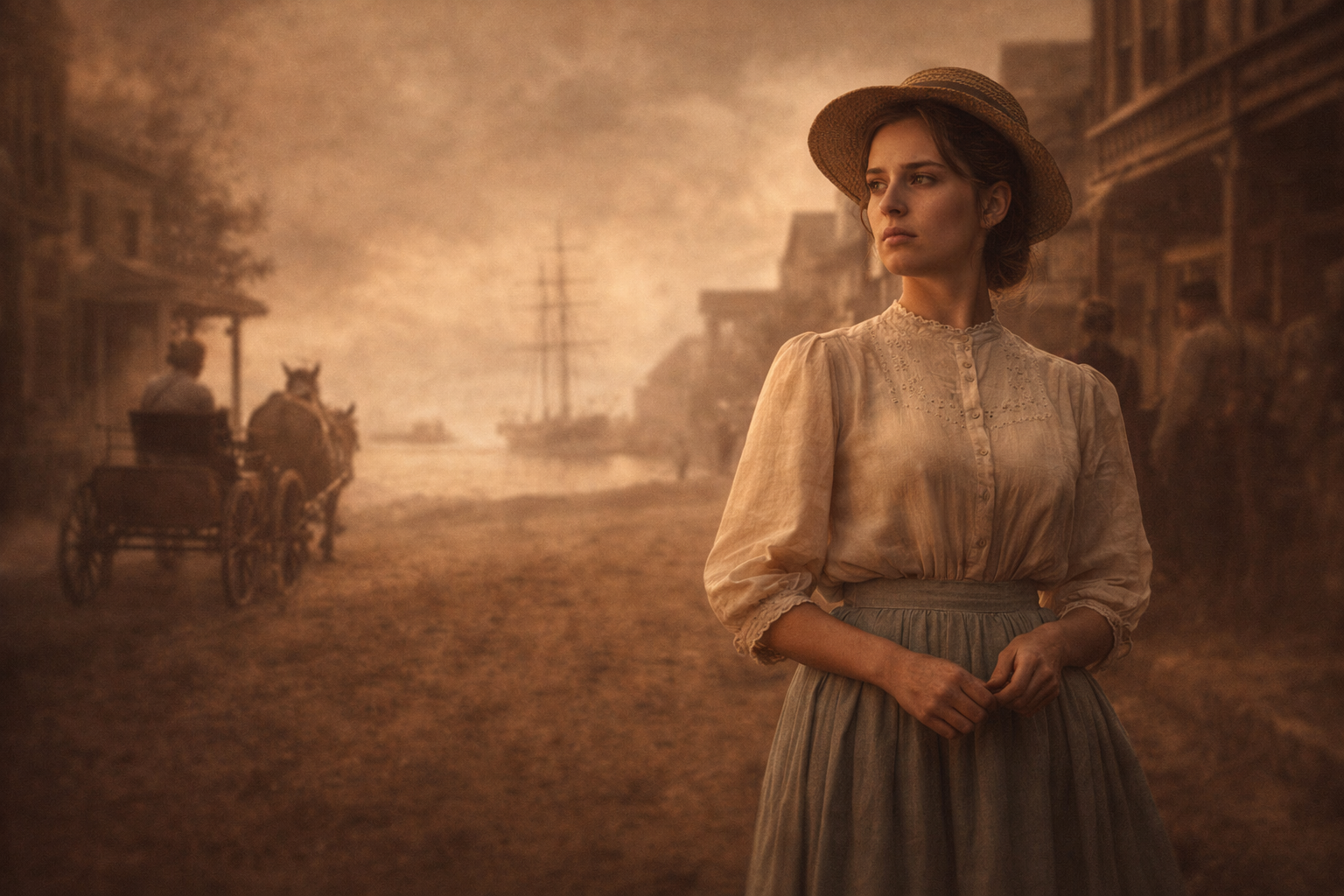 Sara Jane in a turn-of-the-century Southern town